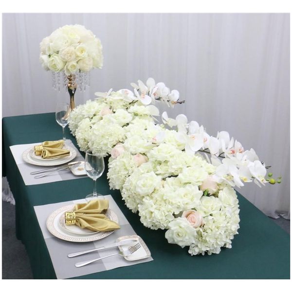 

original design wedding arch decor flower row arrangement artificial table centerpiece flower ball co jlljnq lajiaoyard