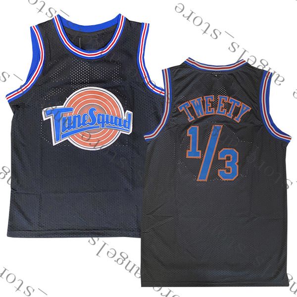 

9.28 ncaa 1/3 tweety basketball jersey 23 james 3 wade 30 curry 2 leonard university 11 irving 50 robinson 3 iverson 0 westbrook 1 lillard, Black