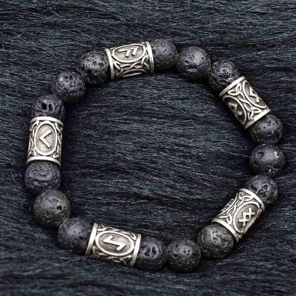

mkendn 2017 viking rune lava bead bractele men explorer камень очарование браслет ювелирные изделия дружба подарки bbylor alice_bag
