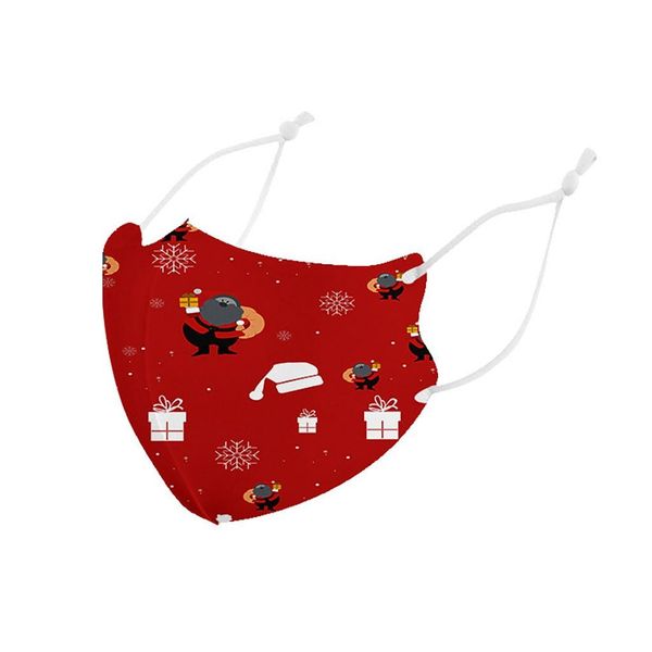 

1pc child christmas face mask fashionable printed reusable washable breathable mask breathable soft breathable protect mask lr2 bbyarg