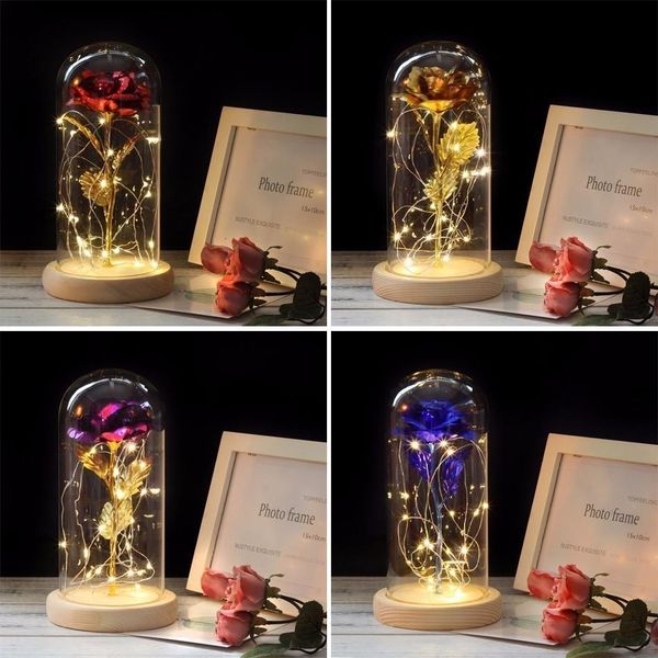 

beast wedding glass rose купола led для и в beauty light шар красных с позолоченным jllpis garden_light