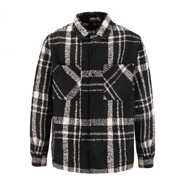 

custom fog quality stock dropshipping black plaid shirt for men