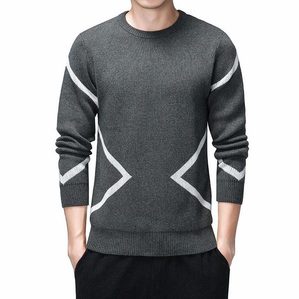 

men's sweaters autumn/winter 2021 sweater korean version of the trend personality knitwear loose lazy wind liner, White;black