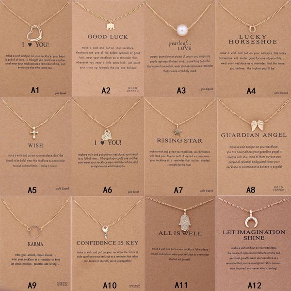 

arrival card high necklace elephant with gift new pearl love wings cross key zodiac sign compass lotus pendant for w