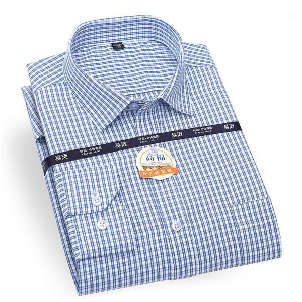 

men plaid shirt long sleeve regular fit mens striped shirts with chest pocket square collar checkered shirts for men 2020 new1, White;black