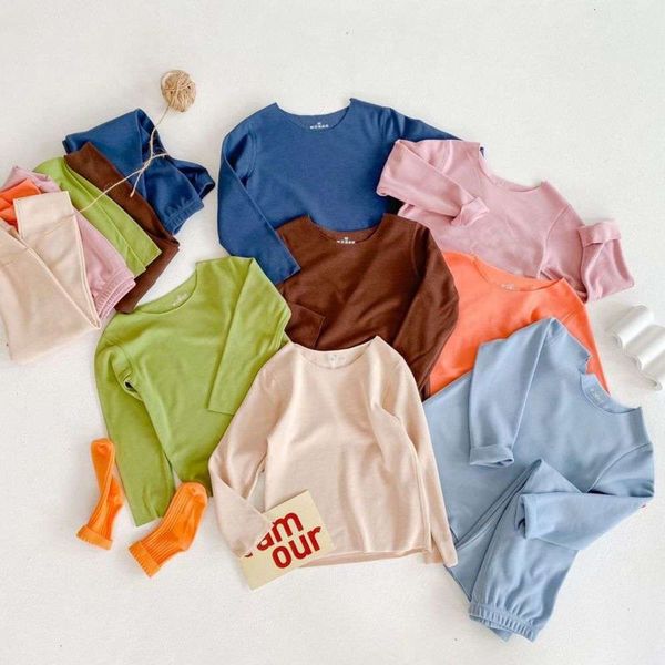 

pajamas bonels suit men's women's cashmere underwear primary middle school children's home wear in autumn and winter jr7v, Blue;red