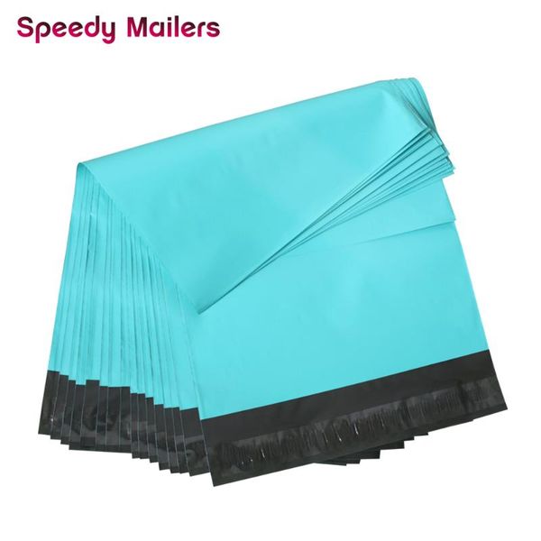 

speedy mailers 100pcs 10x13inch colorful poly mailer teal green poly mailer self seal plastic packing envelope bags 260x330mm