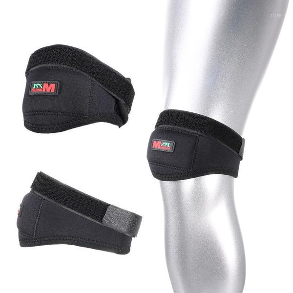 

knee support pad wrap cap sleeve adjustable bandage elastic braces sports fitness patellar belt knee protective guard strap band1, Black;gray