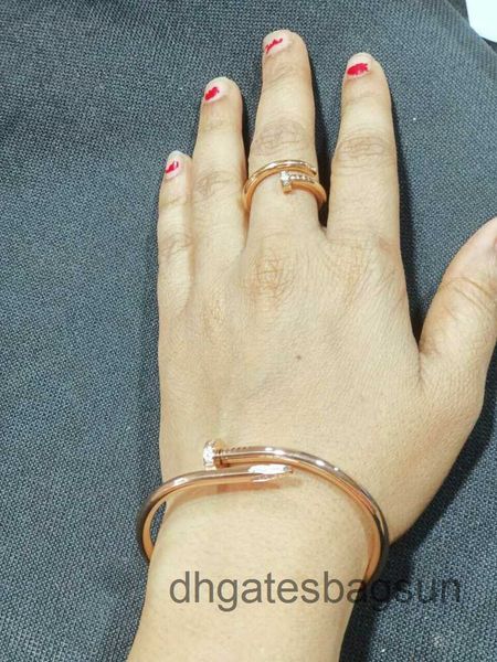 

nail ring size 8 & bracelet 14 k yellow gold plated for unisex, Black