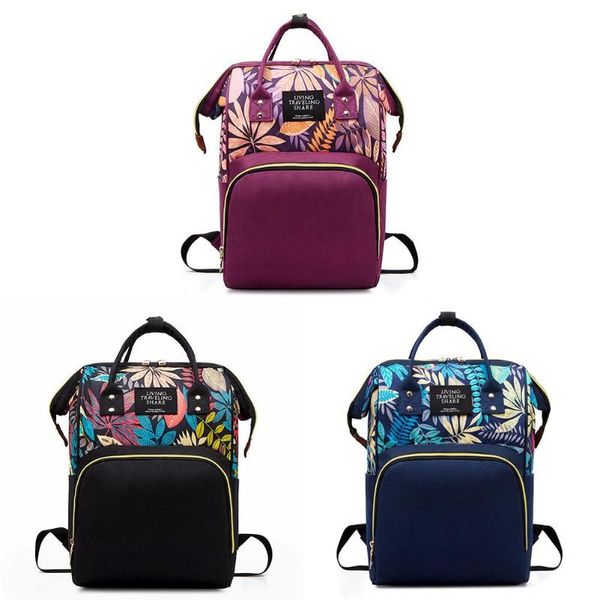 

backpack diaper bag large capacity nappy backpack water-resistant portable baby bags with adjustable shoulder straps maternity