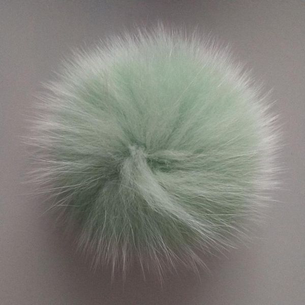 

beanie/skull caps 9cm nature genuine fur ball pom fluffy diy winter hat skullies beanies knitted cap pompoms tkf002-purple, Blue;gray