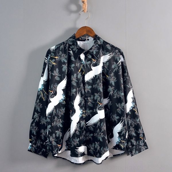 

cdvck кран рукав мужские и женский свободных темный черный белье shirtcoat рубашки instexture рубашки стиль длинные национальные моды китайс, Blue