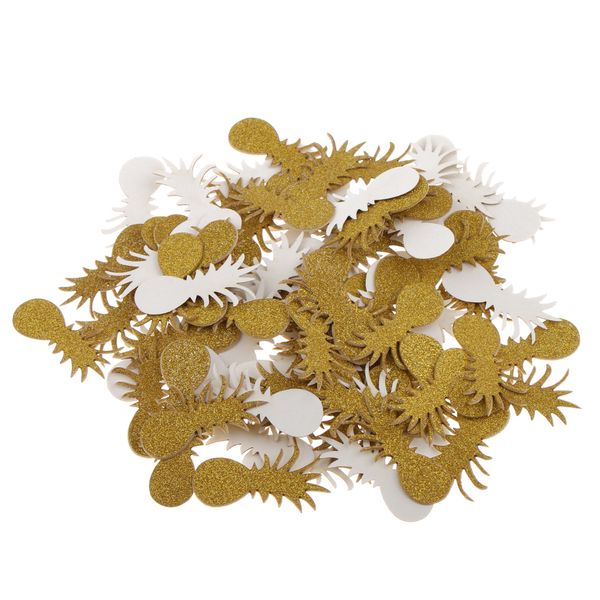 

novelty paper pineapple confetti scatters tropical beach party table decor 15g