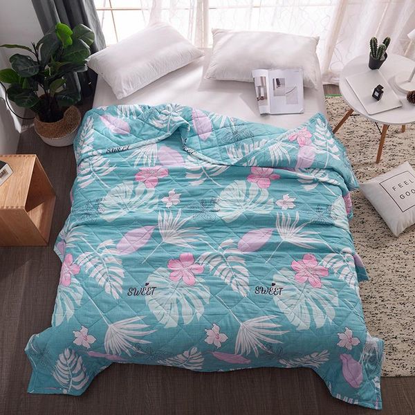 

comforters & sets spring summer quilt print thin throws blanket comforter duvet king queen adults kids cartoon breathable filling