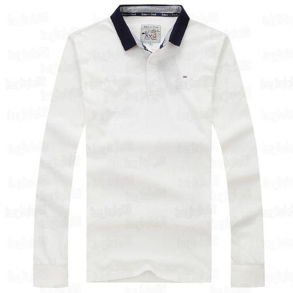 

classic french men long sleeve shirt eden park fine workmanship homme 100% cotton soften plus size 3xl1, White;black