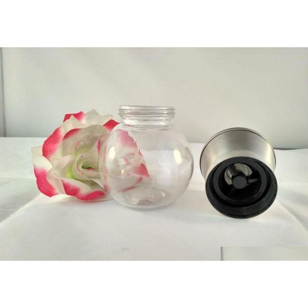 

stainless steel salt and pepper grinder set glass round body mill ceramic rotor practica jlltco homeindustry
