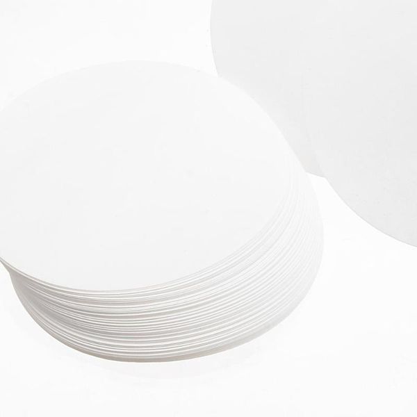 

100pcs/set 7/9/11/12.5/15/18cm qualitative filter paper circular funnel filter sheet slow speed 10-15um1