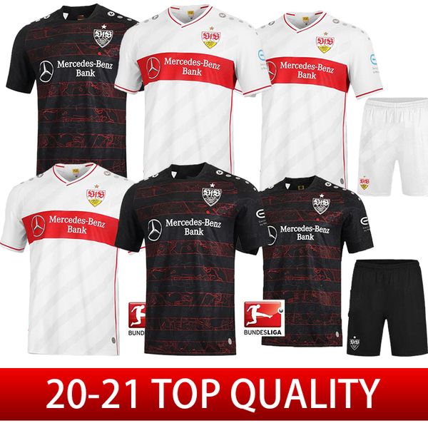 

20 21 vfb stuttgart soccer jerseys away 2020 2021 maillots didavi grahl w.silas gonzalea mangala football shirts uniforms thailand, Black;yellow