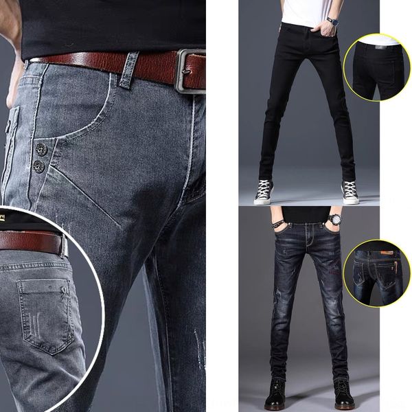 

k4hv pants mens denim wholesalenew clothing men skinny biker jeans zipper slim fit jean vintage ripped blue denim men jeans