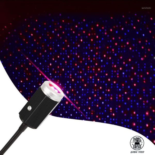 

m&c 1*car led star night light for bedroom party usb projector sky decoration lamp auto roof romantic ceiling interior light1
