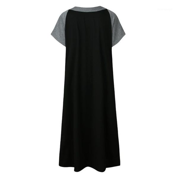 

casual dresses fashion spring 2021 ladies short sleeve lace solid color dress women's zipper robe long nightgown lougewear1, Black;gray