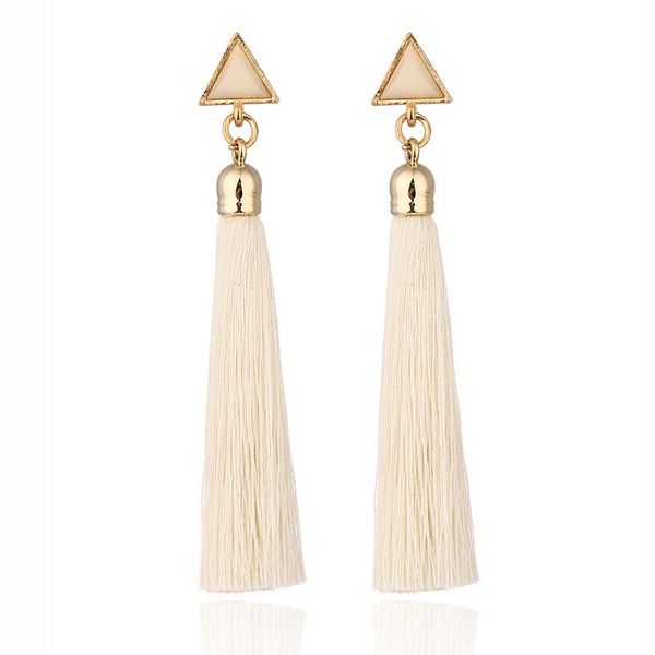 

2021 pendientes brinco tassel triangle earrings street snap popular pendant wholesale direct manufacturers sell like cakes, Silver