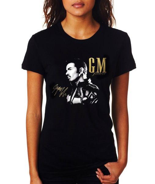 

george michael forever poster woman printed t-shirt sport hooded sweatshirt hoodie