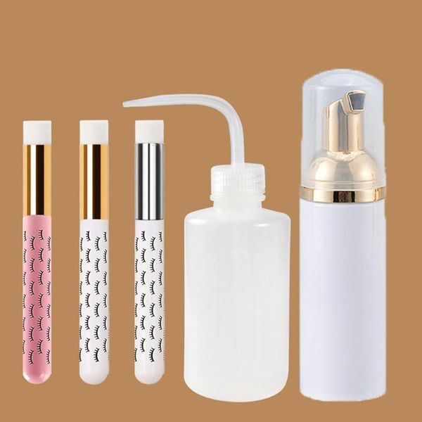 

makeup brushes eyelash extension shampoo lash + brush / 1.69 fl.oz 50ml eyelid foaming cleanser wash for extensions and natural