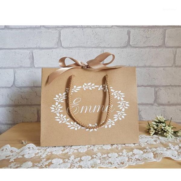 

gift wrap personalised fiver bag wedding bridesmaid friday for ladies present women ribbon tie1