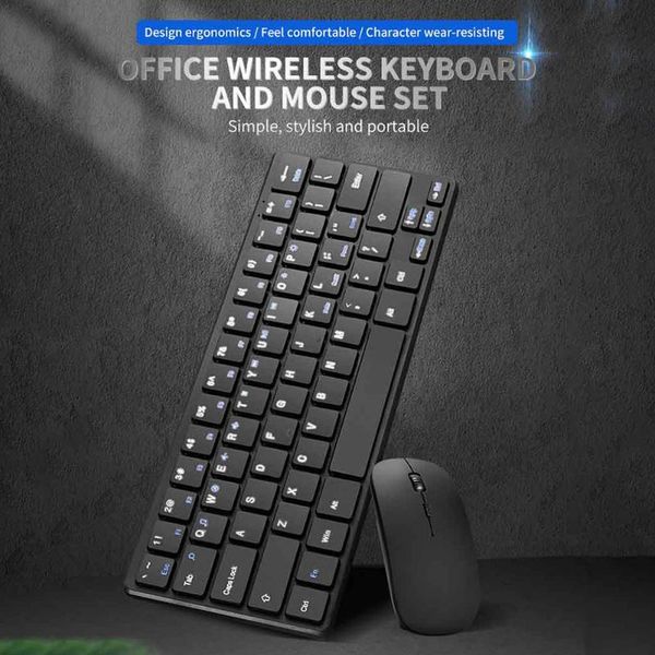 

professional ultra-slim wireless keyboard for pc lapdesk2.4ghz usb receiver set wireless keyboard mouse combos