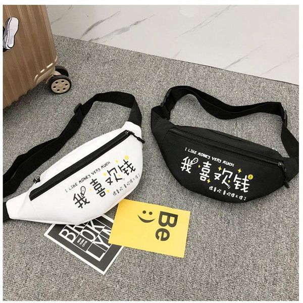 

хип-хоп fanny pack для женщин / мужчин письмо талии сумка женский мода chest перемещения мешка слинга карман дамы ходьба бег талии пакет