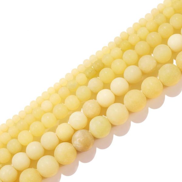 

1strand lot 4 6 8 10 12mm natural yellow chalcedony stone beads round loose ball beads for jewelry making diy bracelet necklace h bbyxts, Silver