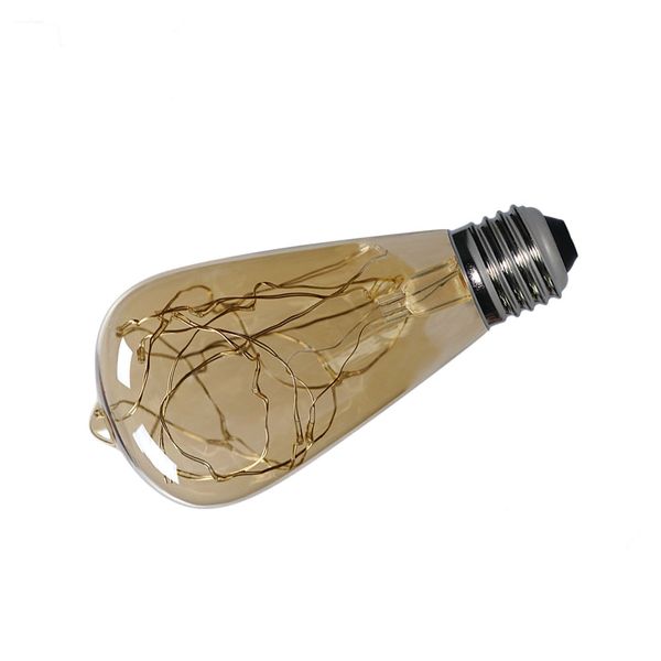 

220v st64 string colorful bulb edison e27 led vintage for christmas decoration