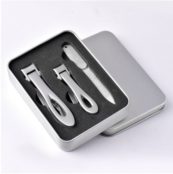 

3pcs/2pcs per set nail clippers stainless steel nail cutter toenail nail file manicure trimmer toenail clippers for thick nails with box