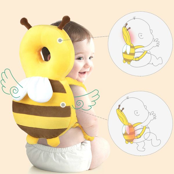 

cartoon baby head protection pillow infant anti-fall pillow soft pp cotton toddler children protective cushion baby safe care q1222