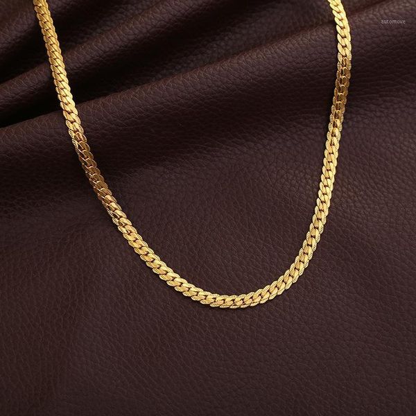 

6mm 9mm snake link chain necklace 304 stainless steel chokers for men women gold color hip hop jewelry1, Silver