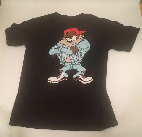 

neff looney tunes t shirt hipster taz tasmanian devil black size l for youth middle age the old tee shirt sport hooded sweatshirt hoodie