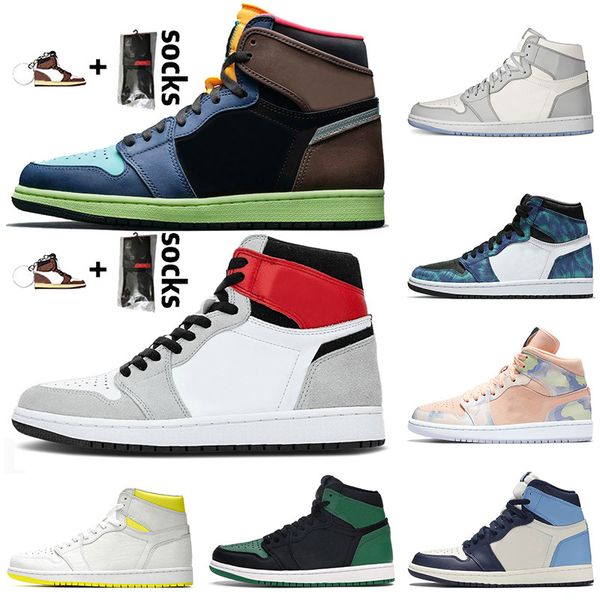 

2020 new jumpman 1 1s mens outdoor shoes high og bio hack satin snake obsidian sports trainers unc royal blue sneakers size 36-47