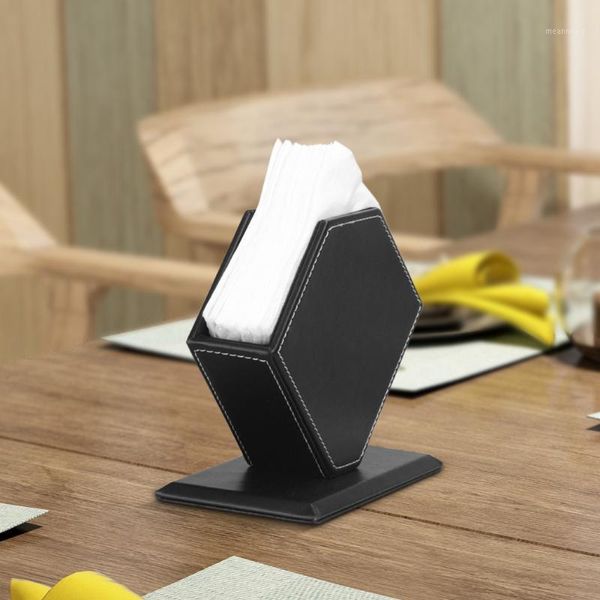 

square waterproof toilet toilet paper holder diamond shape restaurant l paper rack leather multifunction tissue boxes1