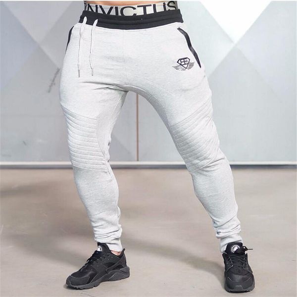

wholesale- 2016 new cotton brand clothing men's jogger pants men's pants casual letter elastic waist pants1, Black