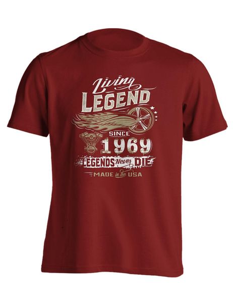 

50th birthday living legend gift shirt born in 1969 turning 50 in tee shirts men short sleeve hip hop sport hooded sweatshirt hoodie
