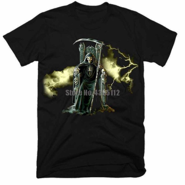 

мужская смерть смешные футболки мужские футболки 2019 уличная gym king tshirts пользовательские t-shirt мужская мода одежда спортивная с кап