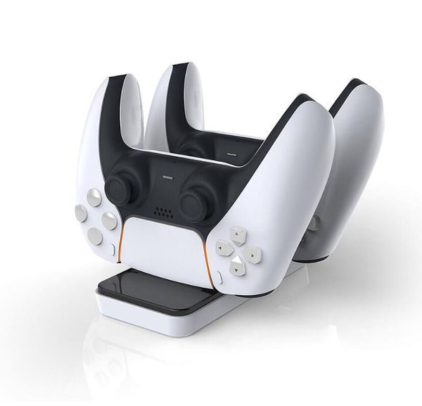 

new ps5 controller charging stand ps5 two-seater charger ps5 wireless controller charger mini usb port charger dhl ship