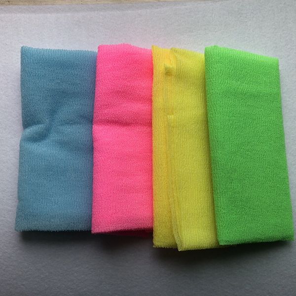 

super hardness nylon japanese exfoliating beauty skin bath shower wash cloth towel exfoliating tan removal normal coarse feeling dhl free