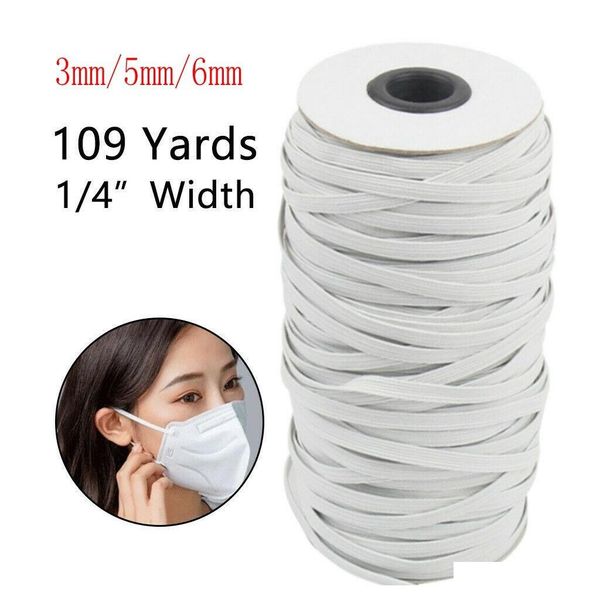 

diy braided elastic band cord knit band sewing 1 8 1 6 1 4in widely used for masks 109 yard qylvty mj_bag