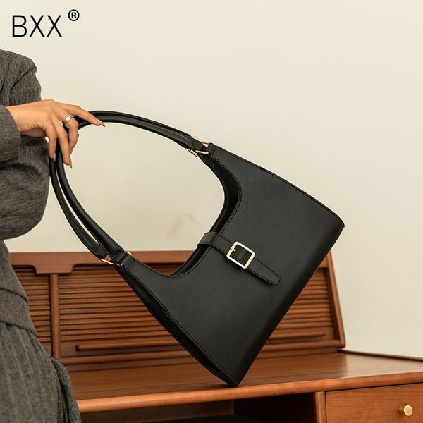 

cross body [bxx] ladies vintage pu leather bags for women 2021 fashion shoulder hand bag lady trend handbags and purses hq646