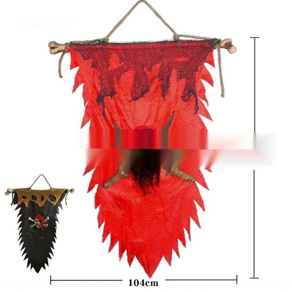 

dt7jv flag bar pendantprop pendant pirate q7 horrible pendant skeleton face halloween ghost house bar scenery scary decorative props supplie