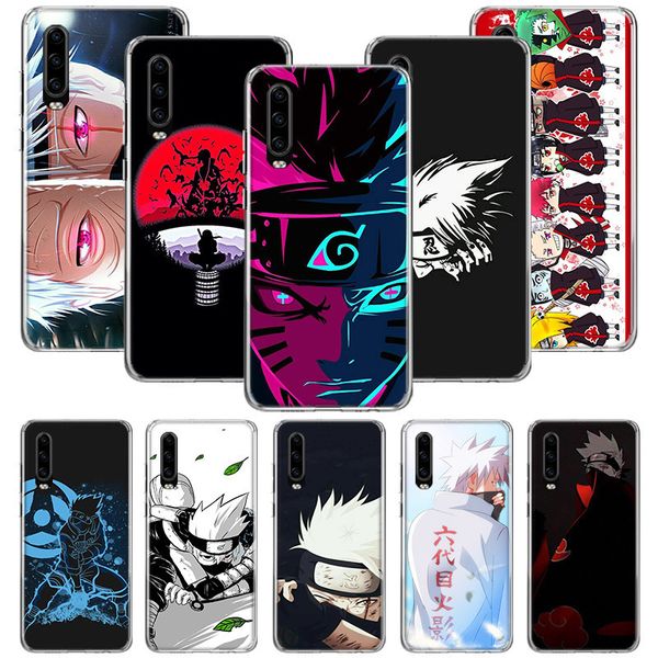 

naruto kakashi anime case for huawei p40 p30 p20 p10 mate 30 20 10 pro lite p smart plus + z cover phone shell coque