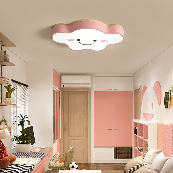 

new smile cloud modern led chandelier kid's children room bedroom white/pink/green/blue 110v 220v lighting light czhl
