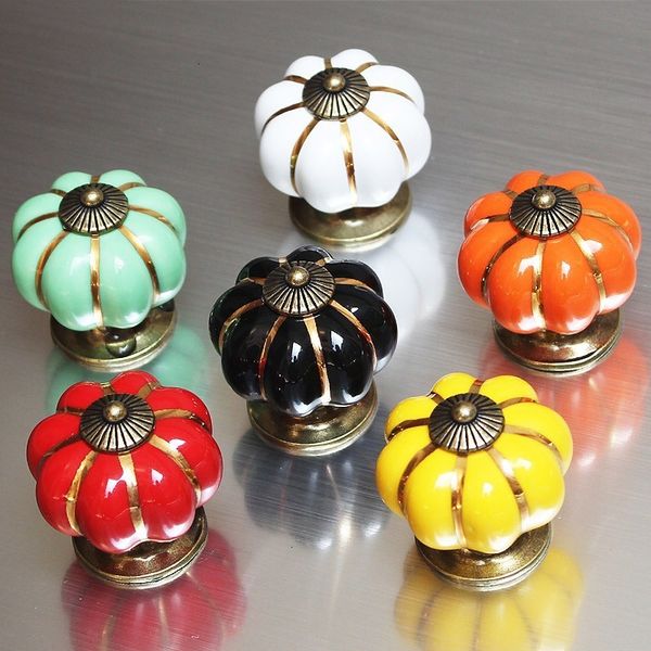 

handles kitchen knobs lovely cabinet pumpkin ceramic kids bedroom dresser 40mm drawer pulls handle furniture